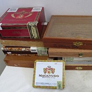 Large Lot of Empty Cigar Boxes